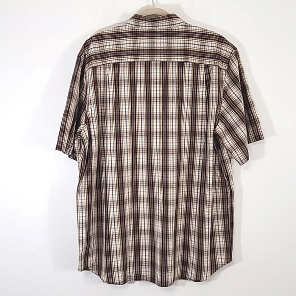 CARHARTT Men's Relaxed Fit Tan/Brown/Beige/Orange Button Down Shirt, size XL - Picture 5 of 6